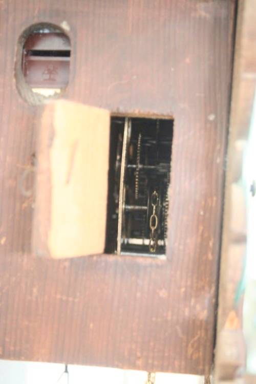 A fabulous rare original vintage hand carved German made 1-day Black Forest cuckoo clock.