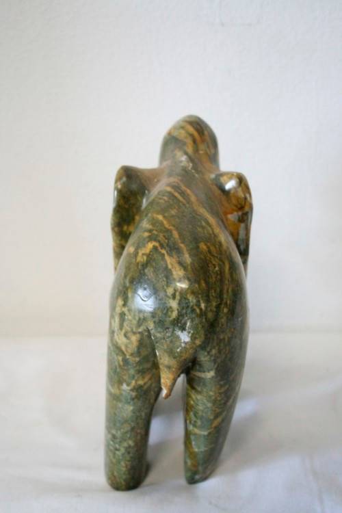 **RS17** Two stunning and beautifully carved stone African elephant. Lovely on display.