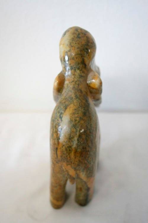**RS17** Two stunning and beautifully carved stone African elephant. Lovely on display.
