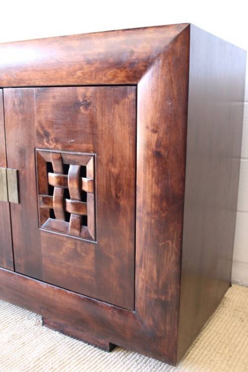 **RS17** Superb Coricraft Arc collection 4-door buffer/ side server/ cabinet w/ 4x storage drawers