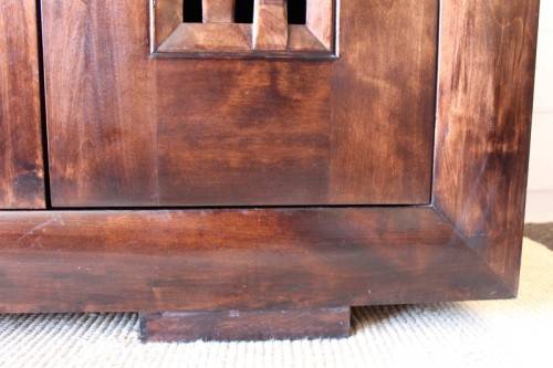 **RS17** Superb Coricraft Arc collection 4-door buffer/ side server/ cabinet w/ 4x storage drawers