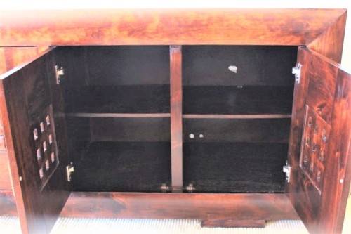 **RS17** Superb Coricraft Arc collection 4-door buffer/ side server/ cabinet w/ 4x storage drawers