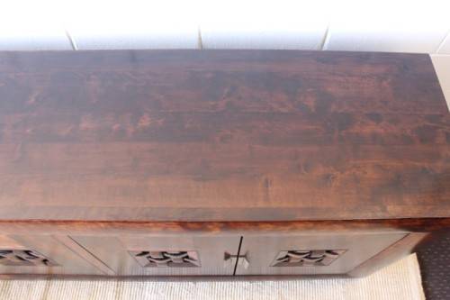 **RS17** Superb Coricraft Arc collection 4-door buffer/ side server/ cabinet w/ 4x storage drawers