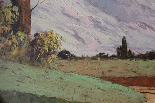**RS17** Incredible signed & framed Gawie Cronje (1930 - 2007) oil on board landscape painting