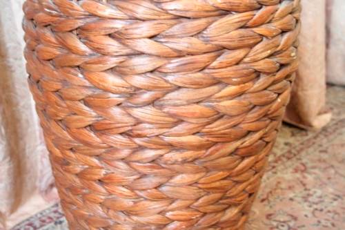 A**RS17** A large floor standing woven pot. Gorgeous on its own or w/ large sticks or reeds.