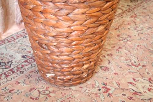 A**RS17** A large floor standing woven pot. Gorgeous on its own or w/ large sticks or reeds.
