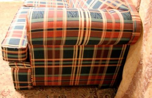 **RS17** 2 top quality (1.87cm long) upholstered sofa couches in excellent condition - price/couch