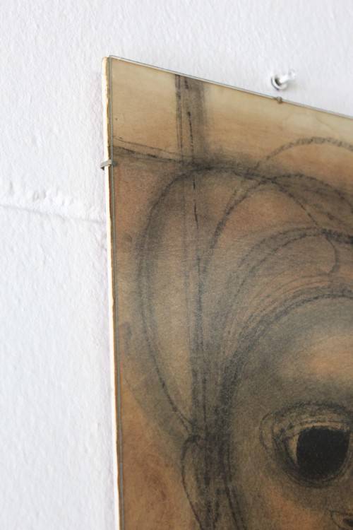 **RS17** Fantastic original signed Ben Macala (1938-1997) Abstract style painting with a glass front