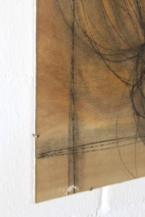 **RS17** Fantastic original signed Ben Macala (1938-1997) Abstract style painting with a glass front