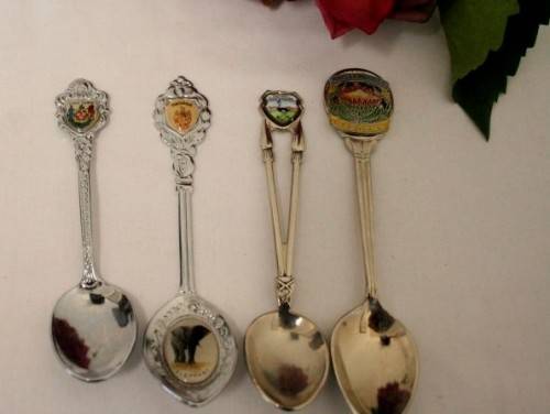 **RS17** A wonderful collection of eight assorted spoons, lovely to add to a collection.