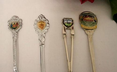 **RS17** A wonderful collection of eight assorted spoons, lovely to add to a collection.