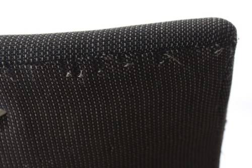 **RS17**A quality & modern styled "shaped" upholstered restaurant style chair in black & grey fabric