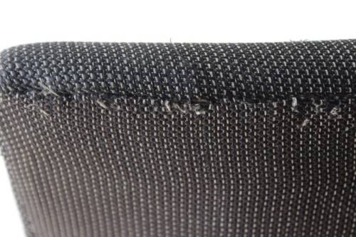 **RS17**A quality & modern styled "shaped" upholstered restaurant style chair in black & grey fabric