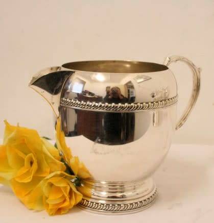 A gorgeous EMESS silver plated water jug/ pitcher in good condition