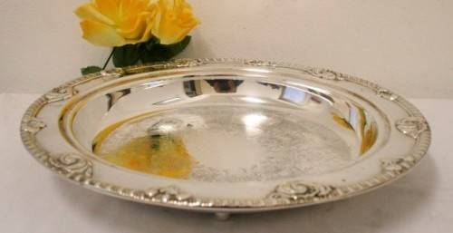 An exceptional, beautiful EPNS silver plated, footed large centre table bowl!