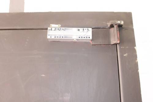 An extremely heavy steel strongroom/ vault security door - perfect for office or home installation