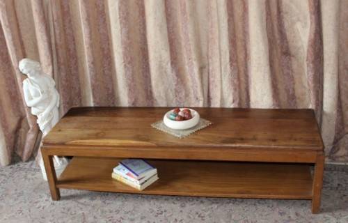 A stunning stylish solid Teak TV stand/ coffee table with neat clean lines.
