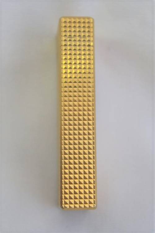 An awesome vintage (c1980's) gold plated textured original Colibri of London lighter