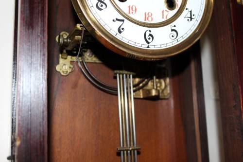 A fabulous vintage German made wood-case regulatory wind up pendulum clock- Lifespace Sale