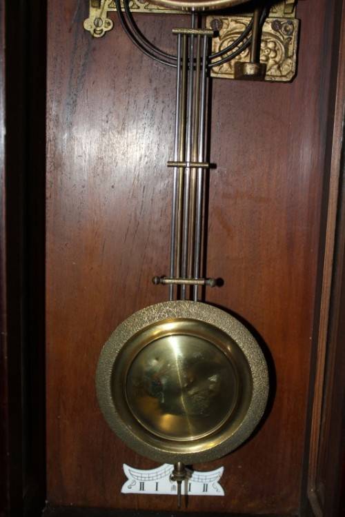 A fabulous vintage German made wood-case regulatory wind up pendulum clock- Lifespace Sale