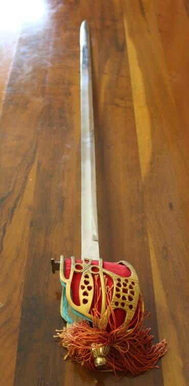 An incredible Scottish basket hilt officers Backsword w/ metal sheath. Fantastic!!