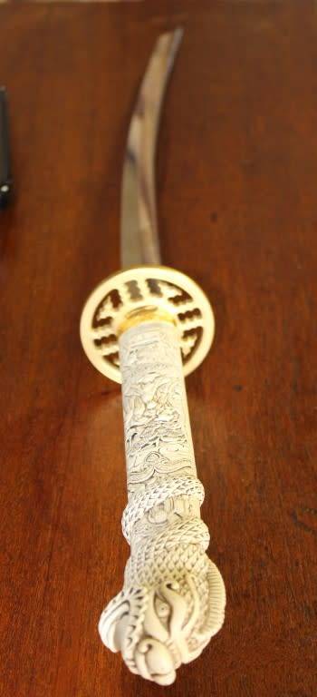 A superb authentic Spanish Marto Toledo Highlander Connor Katana dragon sword. Amazing!!!!