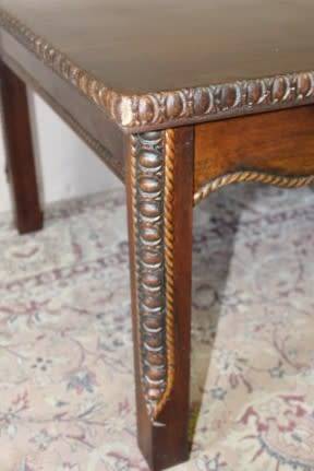 A large beautiful centre coffee table with stunning carved legs and sides. Lifespace Sale