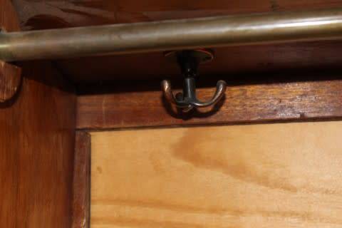 Discounted!! Vintage Oak two-door, two division wardrobe with "full-length" bevelled glass mirrors!!