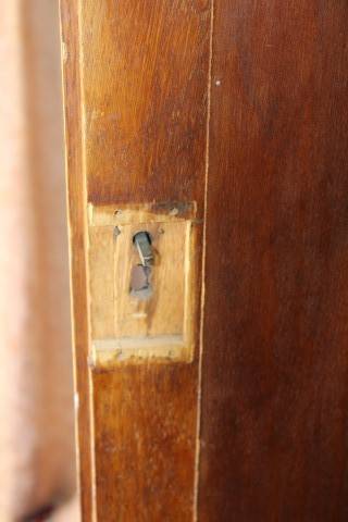 Discounted!! Vintage Oak two-door, two division wardrobe with "full-length" bevelled glass mirrors!!