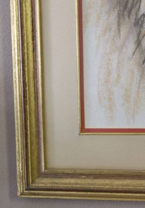 A fabulous large "Lion" print in a gorgeous frame - Impressive!!! Lifespace Sale