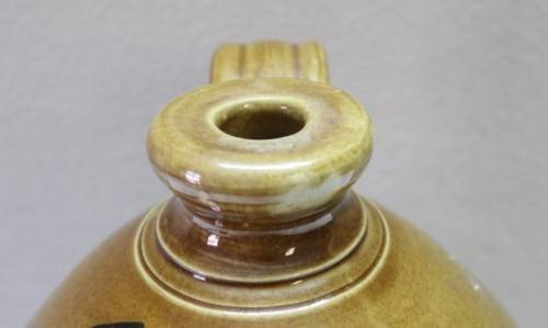 A original vintage 2 tone stoneware handled and corked "Vereeniging" ginger beer jar-Lifespace Sale