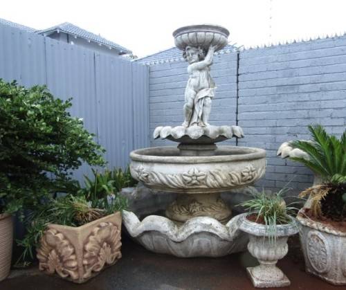 A fabulous, large 3 tier cherub water fountain. Stunning as a feature piece !!!Lifespace Sale