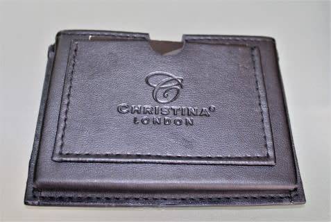 A good-looking original Christina London gold plated Swiss made diamond wrist watch.