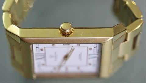 A good-looking original Christina London gold plated Swiss made diamond wrist watch.