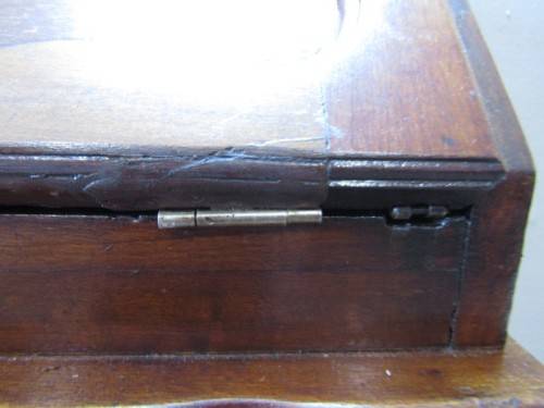 A vintage ball and claw writing bureau w/ two large drawers & pigeon holes. Lifespace Sale