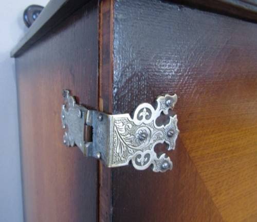 A large Victorian buffet/ side server cabinet w/ drawers, shelves, wine holder-Lifespace Sale
