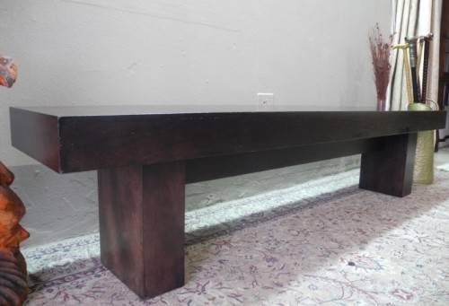 A stunning and sturdy 200cm Mahogany bench - great on a porch, patio or in a lapa!!!