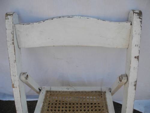 A lovely set of six shabby chic chairs - perfect addition to a lapa, patio etc.