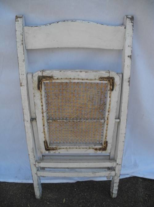 A lovely set of six shabby chic chairs - perfect addition to a lapa, patio etc.