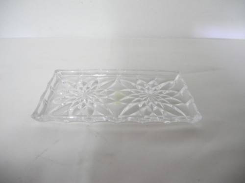 An amazing set of four  glassware including a butter dish ,bowl and ashtray-Lifespace Sale