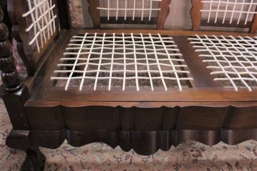 A fabulous Imbuia ball and claw riempie suite in amazing condition-Lifespace Sale