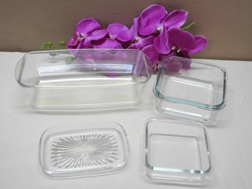 3 lovely dishes for veggies, meats, lasagne incl a butter dish-Lifespace Sale