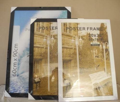 3 stunning large wall mounted photo frames for posters/photos. Lifespace Sale