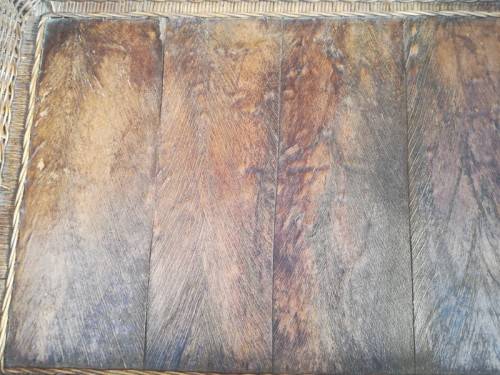 A striking vintage wicker butlers tray/ drinks table w/ removable tray. Xmas sale!