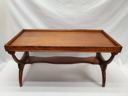 A carved Oak coffee table in good condition.Perfect in informal areas-Xmas Sale