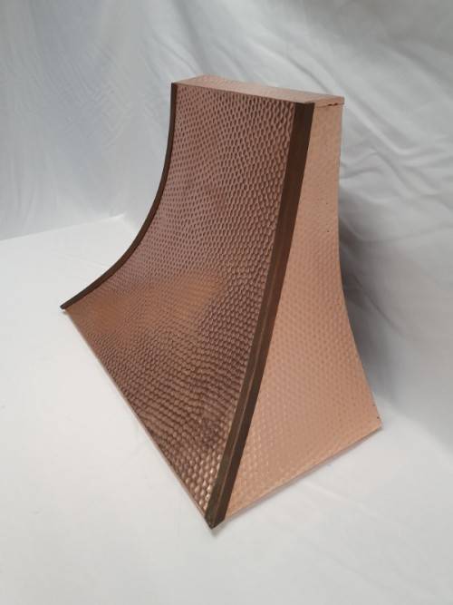 A stylish copper plated fire /cooker hood-Xmas sale