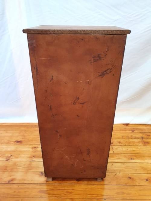 A single top drawer wood cabinet with three bottom shelves-Xmas sale