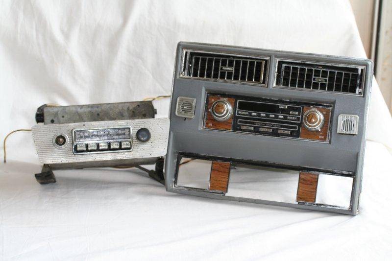 TWO OLD STUDEBAKER RADIOS - THIS IS AMAZING!!! YOU MUST VIEW THE PICS...