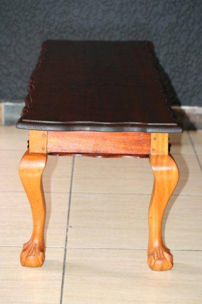 AWESOME YELLOW-WOOD & STINKWOOD BALL & CLAW COFFEE TABLE!!! STUNNING FURNITURE IN GREAT CONDITION!!!