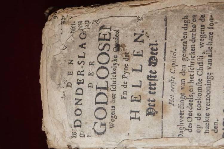 A SPECTACULAR ANTIQUE (MID 1600's) DUTCH PRAYER BOOK WRITTEN IN HIGH DUTCH